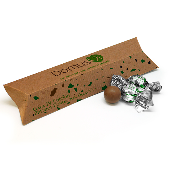 Góndola kraft con bombones